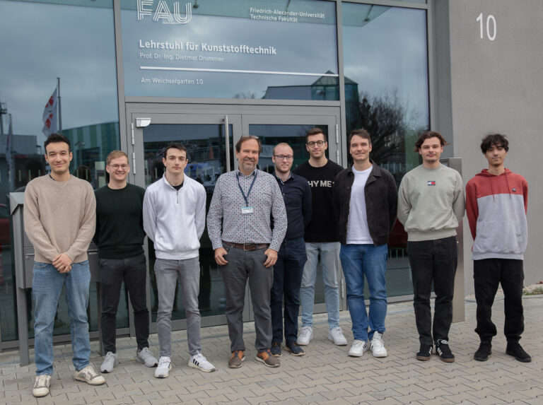 Französische Austauschstudierende am LKT